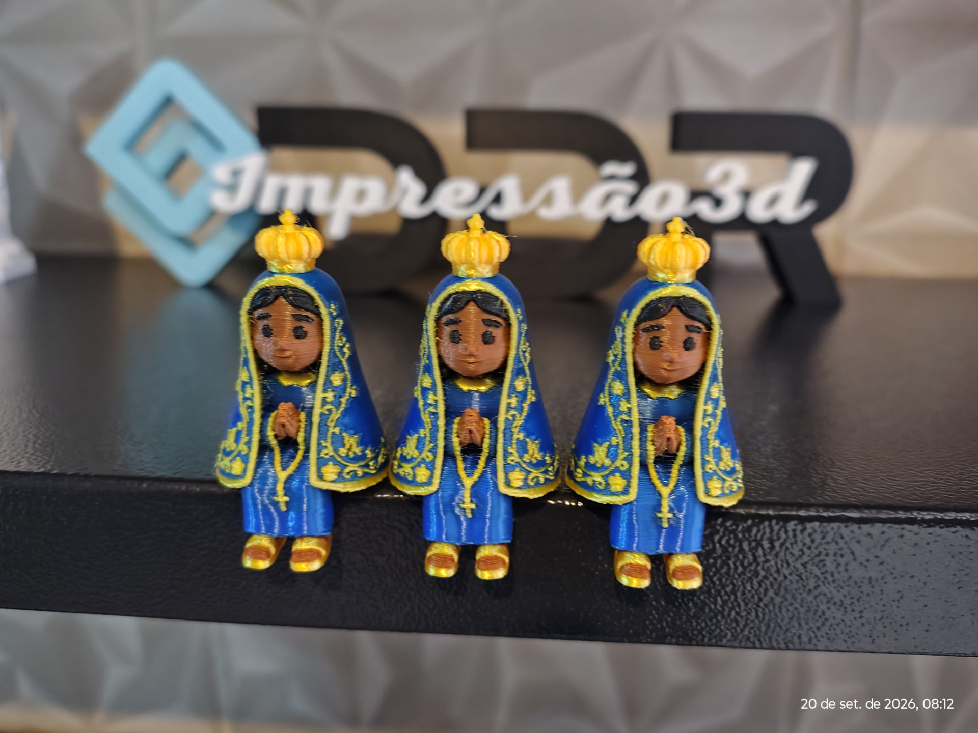 Trabalho recente em impressão 3D